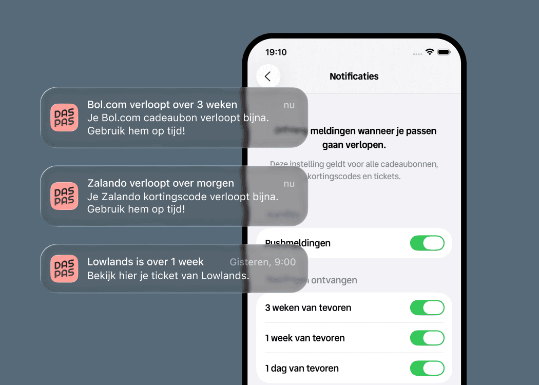 We geven je een seintje voordat het te laat is